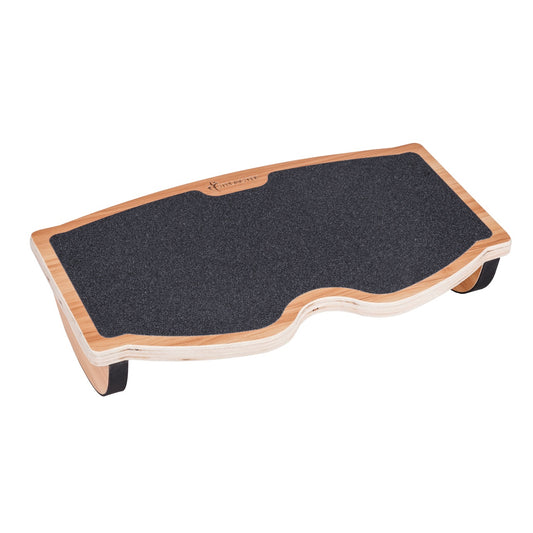 StrongTek Wooden Under Desk Foot Rest, Rocker Board | 350LB Capacity - StrongTek