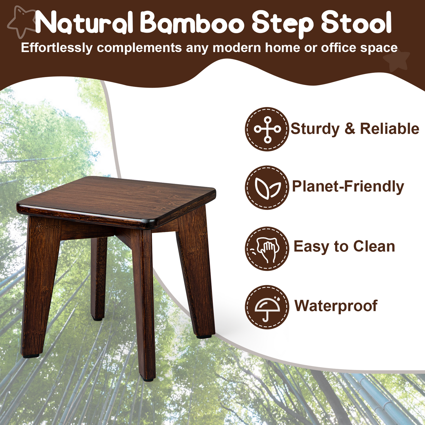 Bamboo Small Bench
