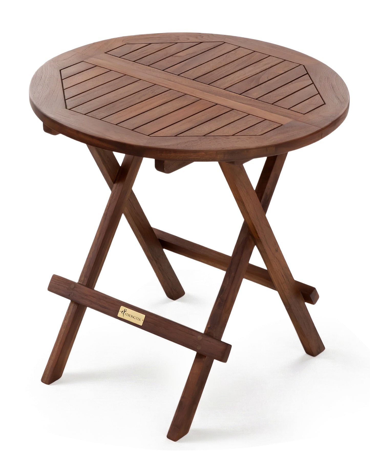 Teak Folding Side Table