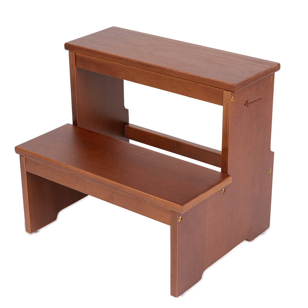 Two Step Chair Bamboo Two Step Stool – StrongTek