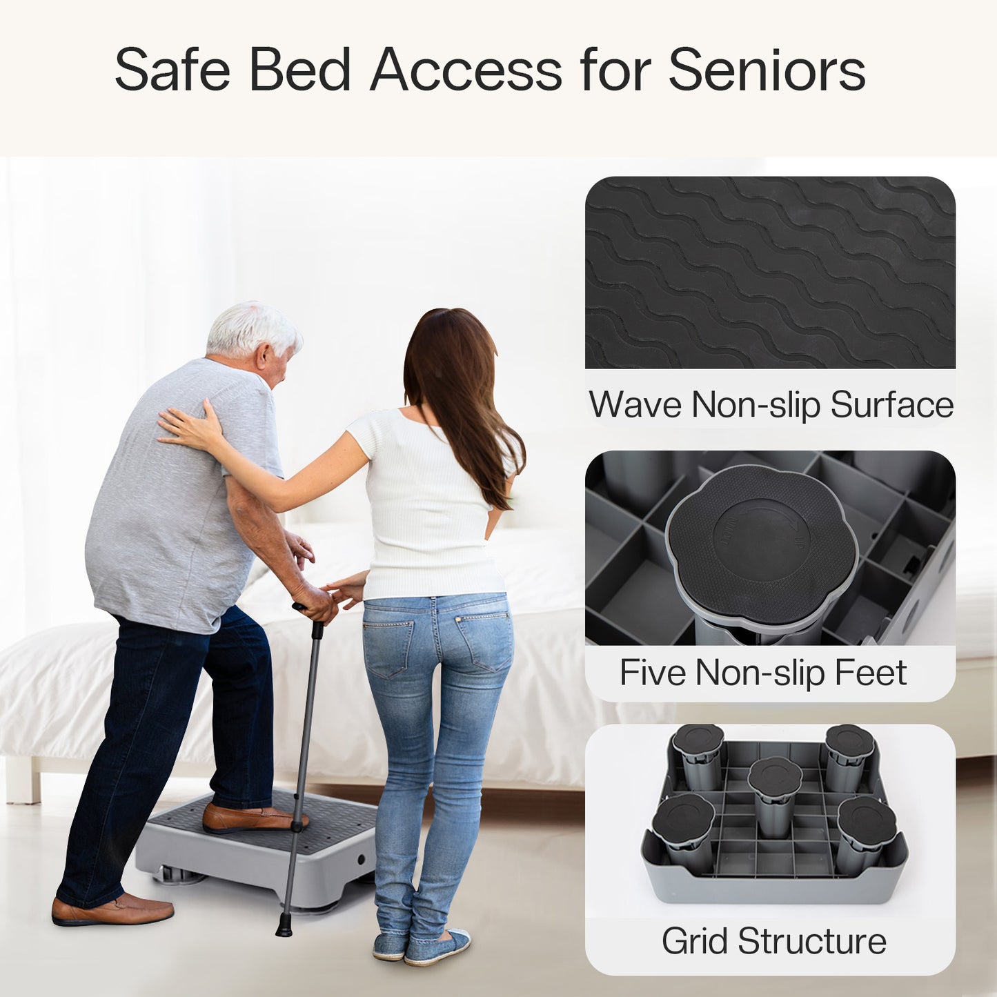 Adjustable Plastic Step Stool