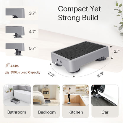 Adjustable Plastic Step Stool
