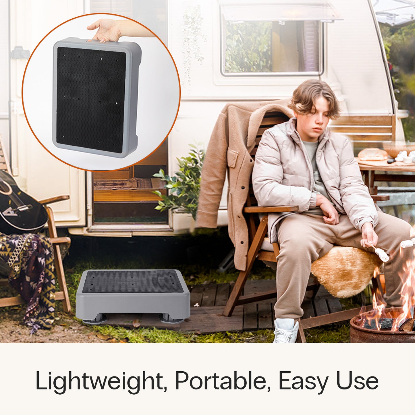 Adjustable Plastic Step Stool