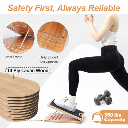 Portable Wooden Slant Board
