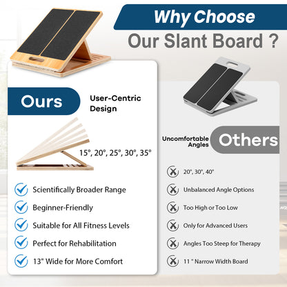 Portable Wooden Slant Board
