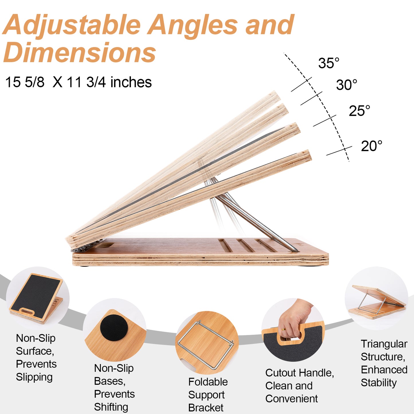 Portable Wooden Slant Board