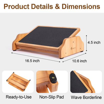 Wooden Rocking Footrest