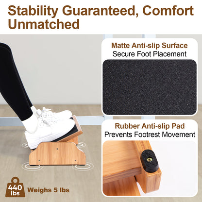 Wooden Rocking Footrest