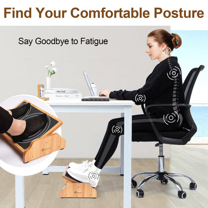 Wooden Rocking Footrest