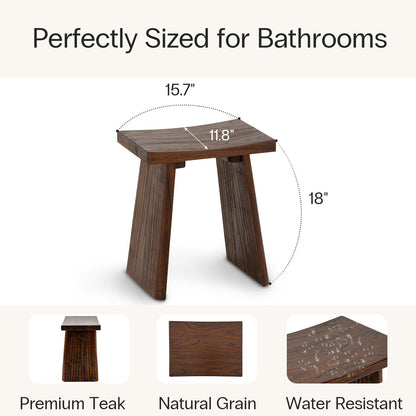 Teak Bath Stool