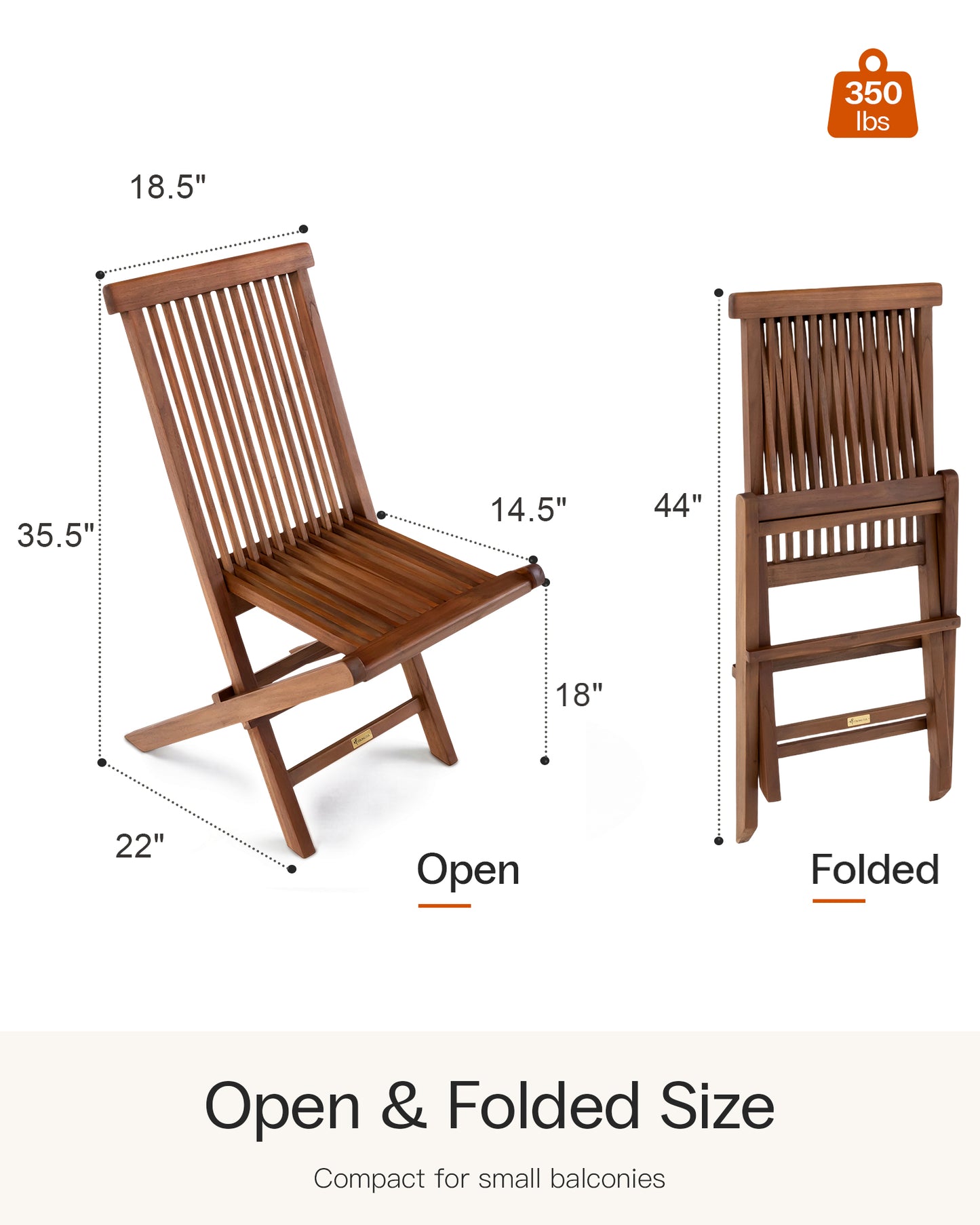 Teak Folding Chair