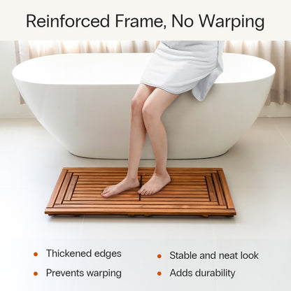 Teak Shower Mat