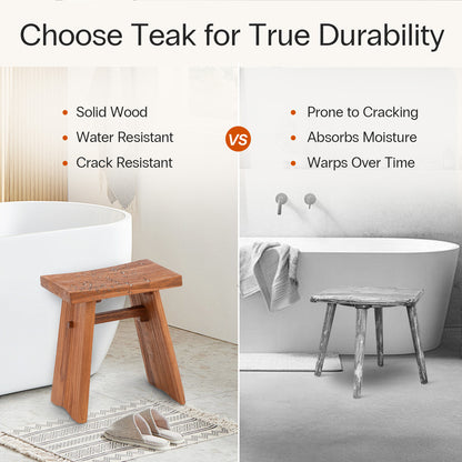Teak Shower Stool