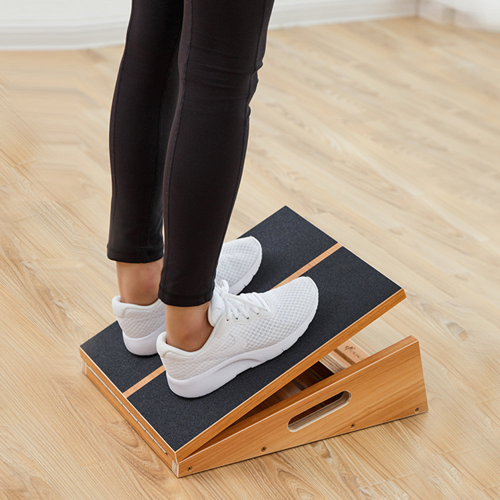 Tavola Inclinata Regolabile Per Allungamento Polpacci – Slant Board Con 7 Angoli, Antiscivolo, Carico 50kg – Per Yoga, Fisioterapia E Stretching