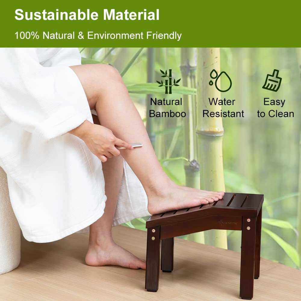 Bamboo Shower Footrest