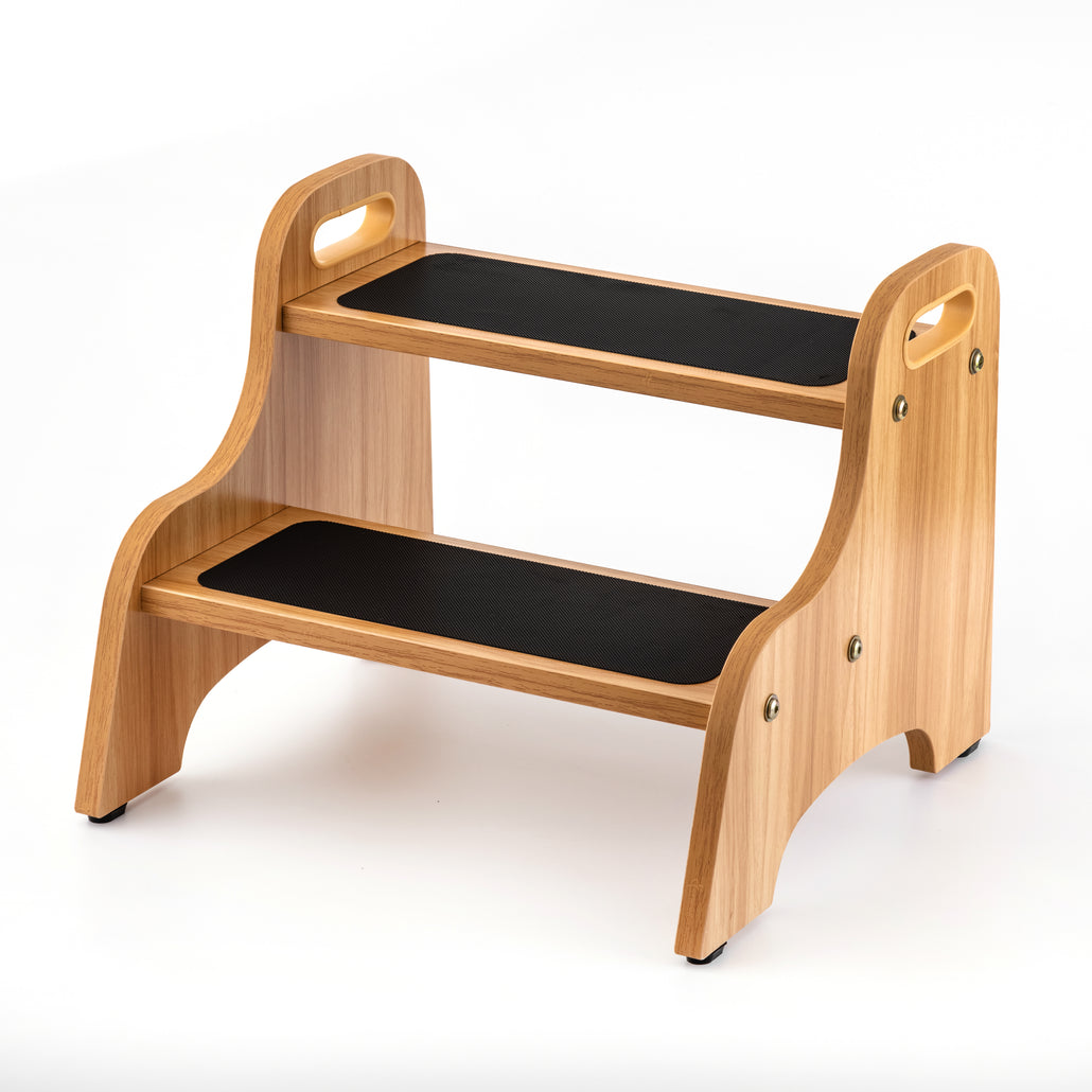 Two Step Wooden Stool
